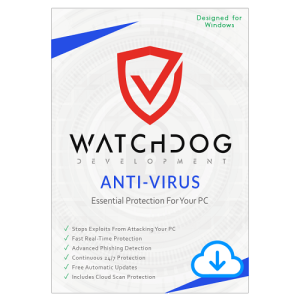 Watchdog Anti-Virus - 1-Year / 3-PC